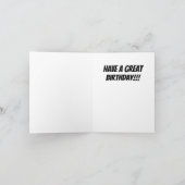 Hot Birthday Girl Card Feiertagskarte (Innenseite)