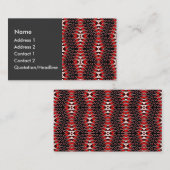 Hot-Blätter Visitenkarte (Vorne/Hinten)