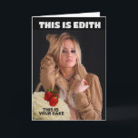 HOT BLOND FUNNY MALE FRIEND GEBURTSTAGSKARTEN KARTE<br><div class="desc">SEXY BLOND 'EDITH' FUNNY BIRTHDAY CARD</div>