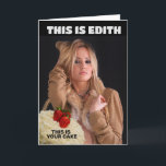 HOT BLOND FUNNY MALE FRIEND GEBURTSTAGSKARTEN KARTE<br><div class="desc">SEXY BLOND 'EDITH' FUNNY BIRTHDAY CARD</div>