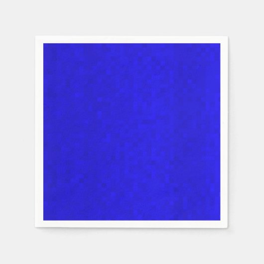 Hot Blue Small Mosaik Fliesen, Serviette (Vorderseite)