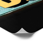 Hot Boiled Shrimp Daily Sign Poster (Ecke)