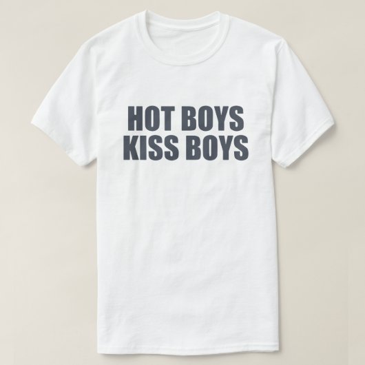 Hot Boys Kiss Boys | LGBTQ+-Preisangabe | Doja T T-Shirt (Design vorne)