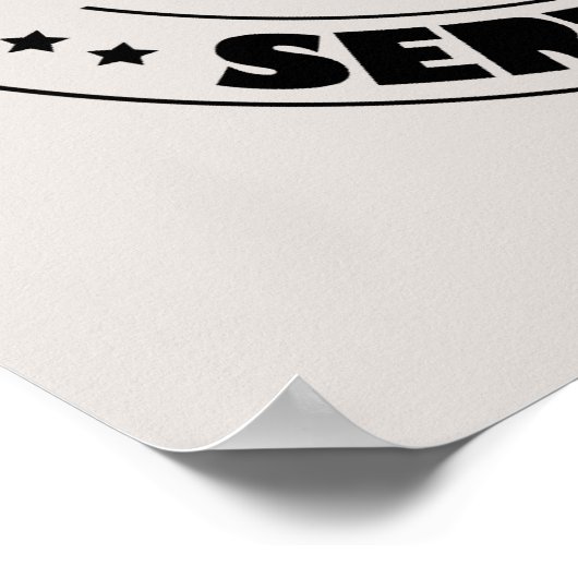 Hot Braukaffee verkauft hier Verkäufer Poster (Ecke)