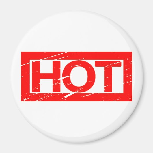 Hot Briefmarke Magnet (Vorne)
