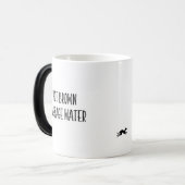 Hot Brown Garbage Water / Taube Sweat Tee Tasse (Vorderseite Links)