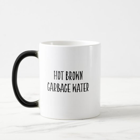 Hot Brown Garbage Water / Taube Sweat Tee Tasse (Links)