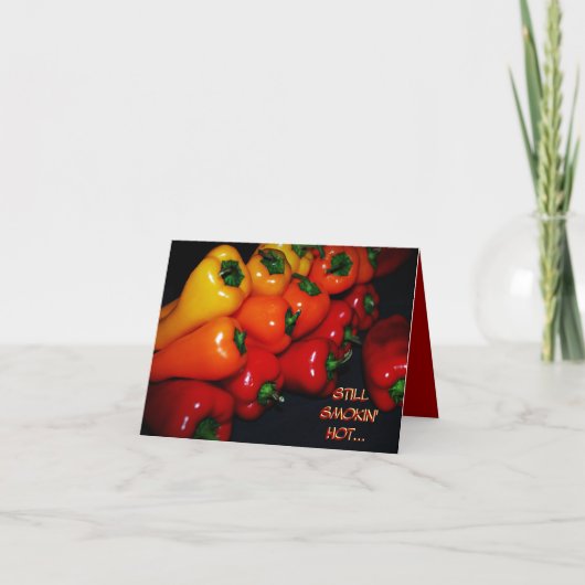 Hot Brthday Card Karte (Vorderseite)