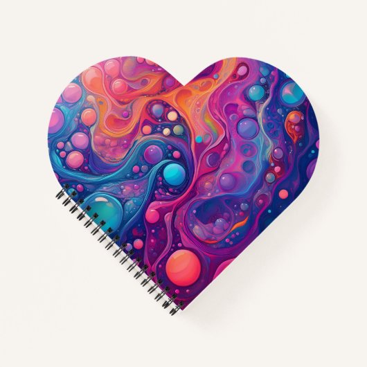 Hot Bubbles Notizblock (Vorderseite)