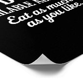 Hot Buffet Available All Day Eat As Much As You Li Poster (Ecke)