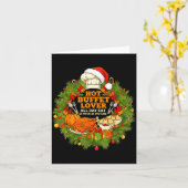 Hot Buffet Available All Day Eat Funny Holiday Foo Karte (Gelbe Blume)