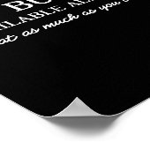 Hot Buffet Available All Day Funny Meme  Poster (Ecke)