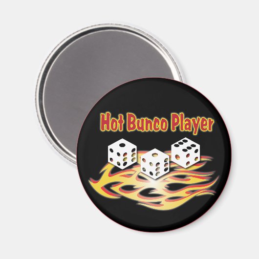 Hot-Bunco-Player Magnet (Vorderseite/Rückseite)