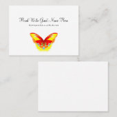 Hot Butterfly - Platzkarten (Vorne/Hinten)