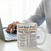 Hot Caramel Latte Recipe Cozy Kaffeetasse