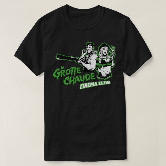 Hot Cave Original Green T-Shirt (Design vorne)