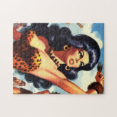 Hot Cavewoman Puzzle (Horizontal)