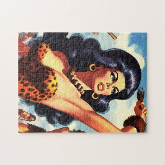 Hot Cavewoman Puzzle (Horizontal)