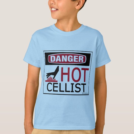Hot Cellist T-Shirt (Vorderseite)