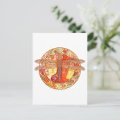 Hot Celtic Dragonfly Postkarte (Stehend Vorderseite)