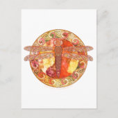 Hot Celtic Dragonfly Postkarte (Vorderseite)