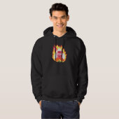 Hot Chick On Fire Chicken Hoodie (Vorne ganz)