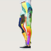 Hot Chicks Abstrakte Leggings (Links)