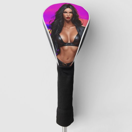 Hot Chicks Liebe zum Golf Headcover (Vorderseite)