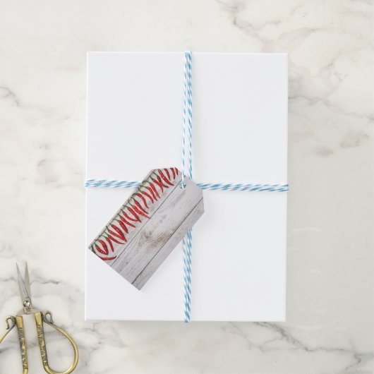 Hot Chile Peppers Border Geschenkanhänger (Mit Garn)