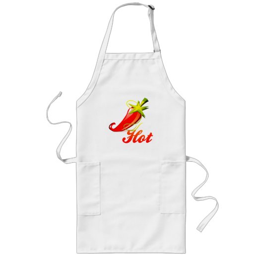 Hot Chili Lange Schürze (Vorne)