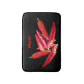 Hot Chili Paprikaschoten Bath Matts Badematte (Vorderseite Vertikal)