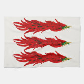 Hot-Chili-Paprikaschoten getrocknet Geschirrtuch (Horizontal)
