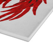 Hot-Chili-Paprikaschoten getrocknet Schneidebrett (Ecke)