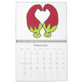 Hot Chili Paprikaschoten! Kalender (Feb 2027)
