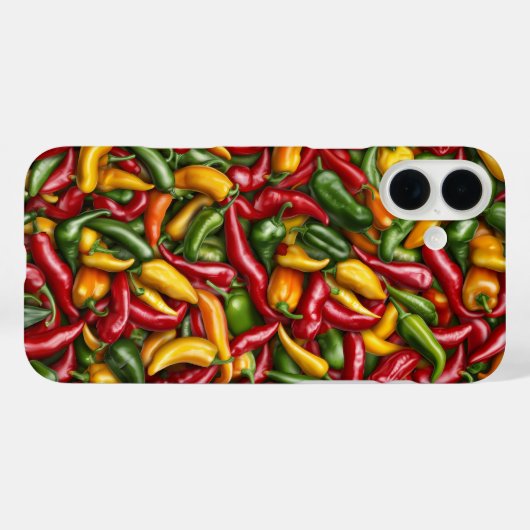 Hot Chili Pepper Case-Mate iPhone Hülle (Rückseite (Horizontal))