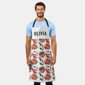 Hot Chili Pepper Schürze (Getragen)