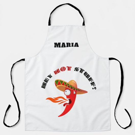 Hot Chili Pepper Schürze (Vorderseite)