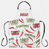 Hot Chili Pepper Schürze (Vorderseite)