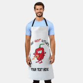 Hot Chili Pepper Schürze (Getragen)