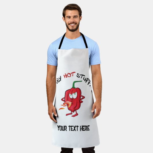 Hot Chili Pepper Schürze (Getragen)