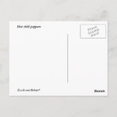 Hot Chili Peppers Postkarte (Rückseite)