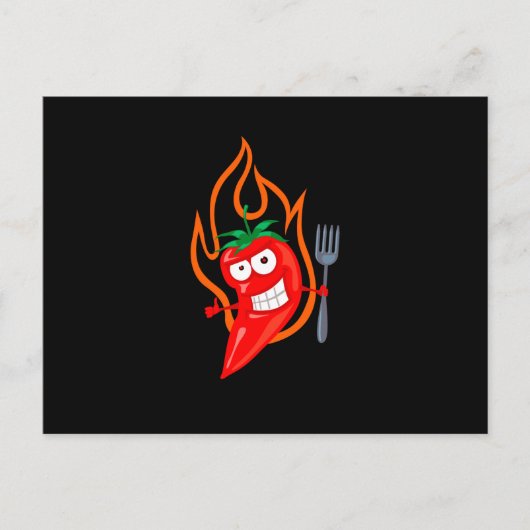 Hot Chili Postkarte (Vorderseite)