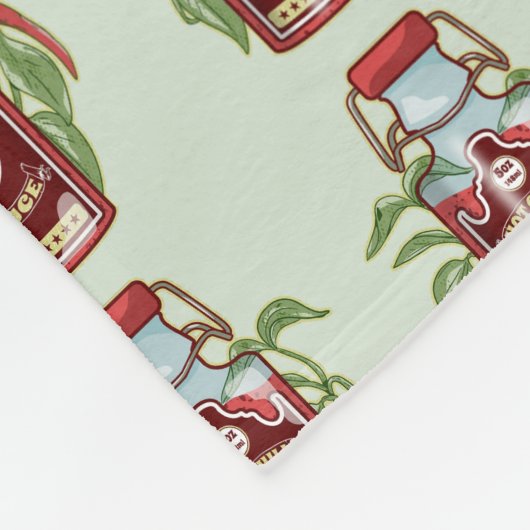 Hot Chili Sauce Fleecedecke (Ecke)