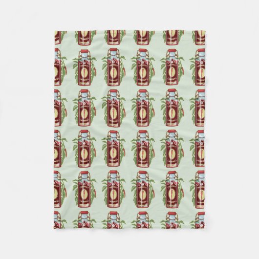Hot Chili Sauce Fleecedecke (Vorderseite)