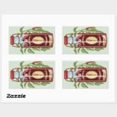 Hot Chili Sauce Rechteckiger Aufkleber (Blatt)