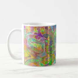 "Hot Chinese Food" abstraktes Kunst Kaffee Tasse 
