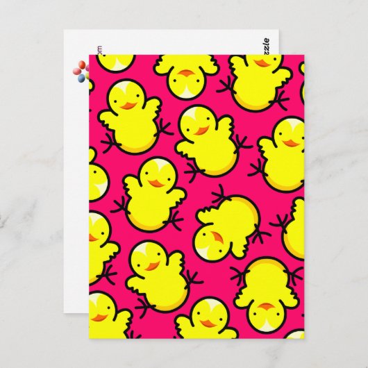 Hot Chips Postkarte (Vorne/Hinten)