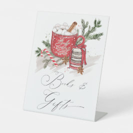 Hot Chocolate and Cookies Winter Baby Shower  Sockelschild