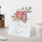 Hot Chocolate and Cookies Winter Baby Shower  Sockelschild (In SItu)