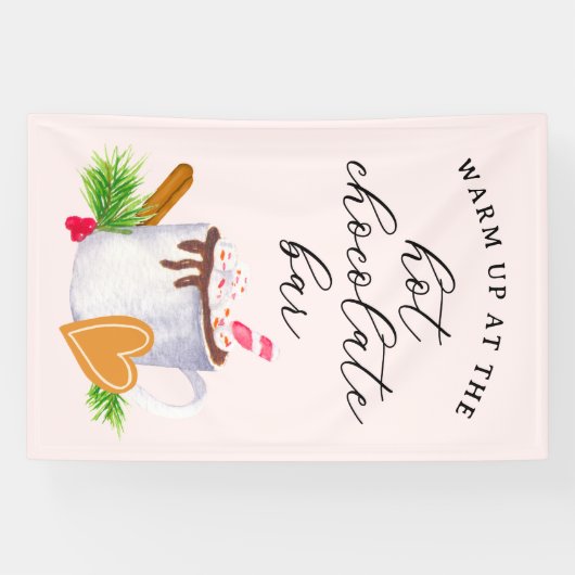 Hot Chocolate Bar Banner (Horizontal)